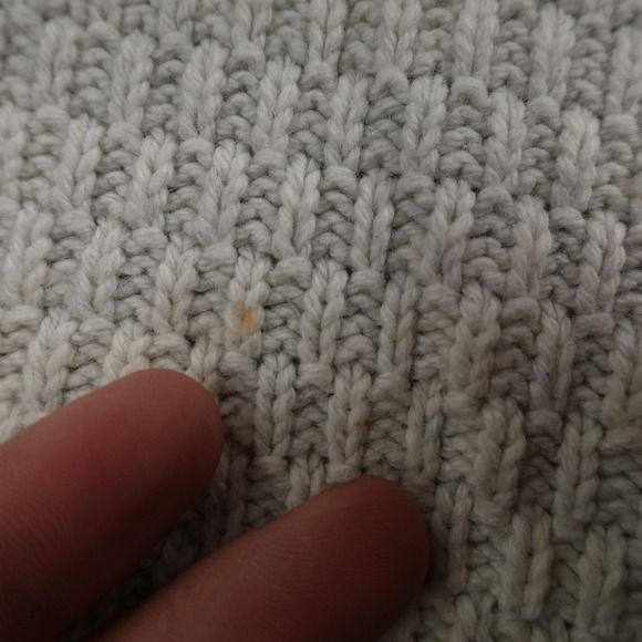 Gap Sweater Womens XS White Chunky 3D Cable Knit Pullover Crewneck Fisherman Top - Picture 4 of 12